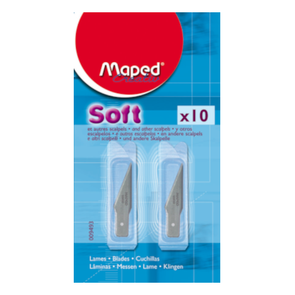 Λάμες MAPED για Νυστέρι Cutting Soft blister 10τχ 009493