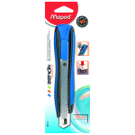Κοπίδι MAPED ZENOA SENTSITIV 18mm BLISTER BLACK-BLUE 10ετή Εγγύηση 086110