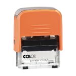 COLOP C20 με τα στοιχεία σας ( 1 - 3 σειρές )  (38x14mm) ΠΟΡΤΟΚΑΛΙ
