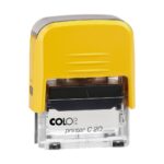 COLOP C20 με τα στοιχεία σας ( 1 - 3 σειρές )  (38x14mm) ΚΙΤΡΙΝΗ (201406)