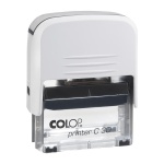 COLOP C30 με τα στοιχεία σας ( 1 - 5 σειρές )  (47x18mm) ΛΕΥΚΗ (301708)