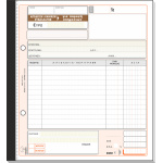 ΤΥΠΟΤΡΑΣΤ Απόδειξη Παροχής Υπηρεσιών (πίνακας) (για Συνεργεία) 19x20cm 3/τυπη  Κωδ. 239