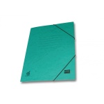 Skag Φάκελος Γυαλιστερός με Λάστιχο και Αυτιά 25x35cm Πράσινο