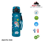 Παγούρι AlpinTec 500ml Πλαστικό KIDS Μπλέ Μονόκερος BPA FREE C-500CI-3