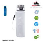 Παγούρι AlpinTec 500ml Πλαστικό Αθήνα Λευκό BPA FREE S-500AT-WT