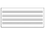 Πίνακας Μουσικής 120x140 με μεταλλικό πλαίσιο