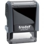 TRODAT PRINTY 4911 με τα στοιχεία σας (1 - 3 σειρές)  (38x14mm) ΓΚΡΙ