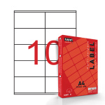 Αυτοκόλλητες ετικέτες ΛΕΥΚΕΣ TYPOTRUST LABELS Α4 (105X57mm) 25Φ. (inkjet-laser-φωτοτυπικό)