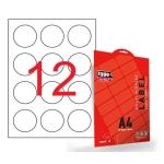 Αυτοκόλλητες ετικέτες ΛΕΥΚΕΣ ΤYPOTRUST LABELS Α4 (ΔΙΑΜ. 60MM ) 25Φ. (inkjet-laser-φωτοτυπικό)