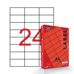 Αυτοκόλλητες ετικέτες ΛΕΥΚΕΣ TYPOTRUST LABELS Α4 (70X37.12mm) 25Φ. (inkjet-laser-φωτοτυπικό)