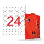 Αυτοκόλλητες ετικέτες ΛΕΥΚΕΣ TYPOTRUST LABELS - Α4  (ΔΙΑΜ.40mm)  - 25Φ. -  (inkjet-laser-φωτοτυπικό)