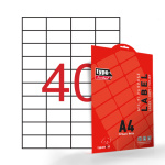 Αυτοκόλλητες ετικέτες πολλαπλών χρήσεων ΛΕΥΚΕΣ TYPOTRUST LABELS Α4 (52.5X29.7mm) 25Φ. (inkjet-laser-φωτοτυπικό)