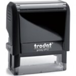 TRODAT PRINTY 4912 με τα στοιχεία σας (1 - 5 σειρές)  (46x17mm) ΜΑΥΡΗ