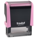 TRODAT PRINTY 4912 με τα στοιχεία σας (1-5 σειρές) (46x17mm) PASTEL ΡΟΖ