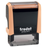 TRODAT PRINTY 4911 με τα στοιχεία σας (1-3 σειρές) (38x14mm) PASTEL ΚΡΕΜ