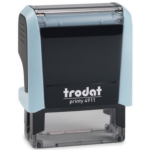 TRODAT PRINTY 4911 με τα στοιχεία σας (1-3 σειρές) (38x14mm) PASTEL ΜΠΛΕ