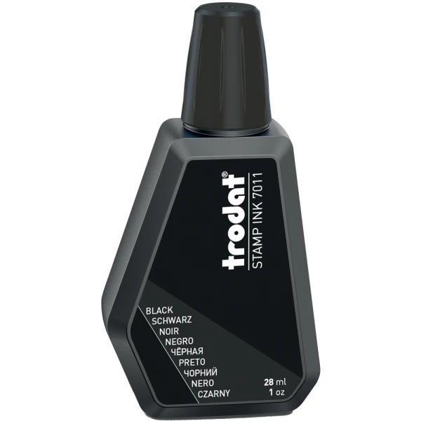 Μελάνι για Ταμπόν Σφραγίδας TRODAT 7011  28ml Μαύρο BLACK
