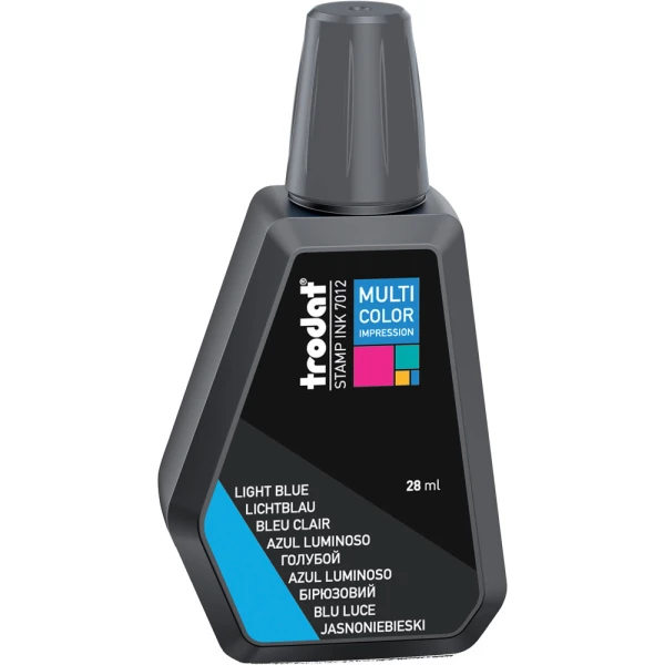 Μελάνι για Ταμπόν Σφραγίδας TRODAT 7012 28ml LIGHT BLUE