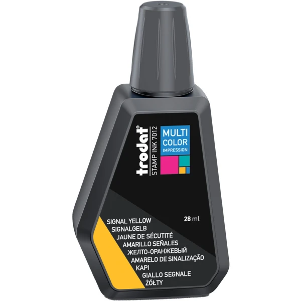 Μελάνι για Ταμπόν Σφραγίδας TRODAT 7012 28ml SIGNAL YELLOW
