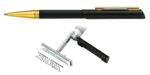 Στυλό – Σφραγίδα HERI 3020 DIAGONAL BLACK/GOLD 4 σειρών - Image 2