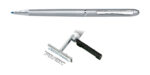 Στυλό – Σφραγίδα Ασημί HERI 800 PEN STYLING CLASSIC 3 σειρών - Image 2