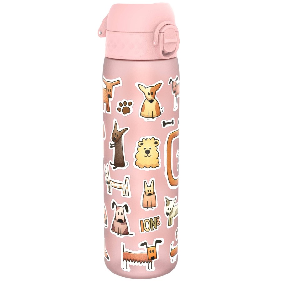 IONDOGS Παγούρι ION8 Πλαστικό SLIM 500ml ΣΚΥΛΑΚΙΑ I8RF500PPDOGS - Image 1