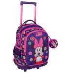 Σχολική Τσάντα Τρόλεϊ Δημοτικού Disney Minnie Mouse Cutie Must Team 3 Θήκες 0565158