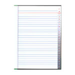 Σκληρόδετη Φυλλάδα Ριγέ με Ελληνικό Ευρετήριο 100φ 21x30 ραφτή Typotrust Κωδ. 582 - Image 2